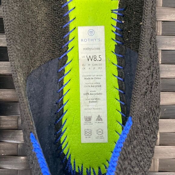 Rothy’s round toe honeycomb, woven knit ballet flat shoes  woman size 8.5 - Picture 6 of 9